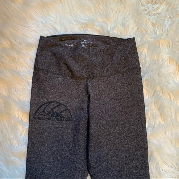 Nike Dri-Fit Cropped Leggings Gray Mt. Hood Volleyball Club - Picture 5 of 10
